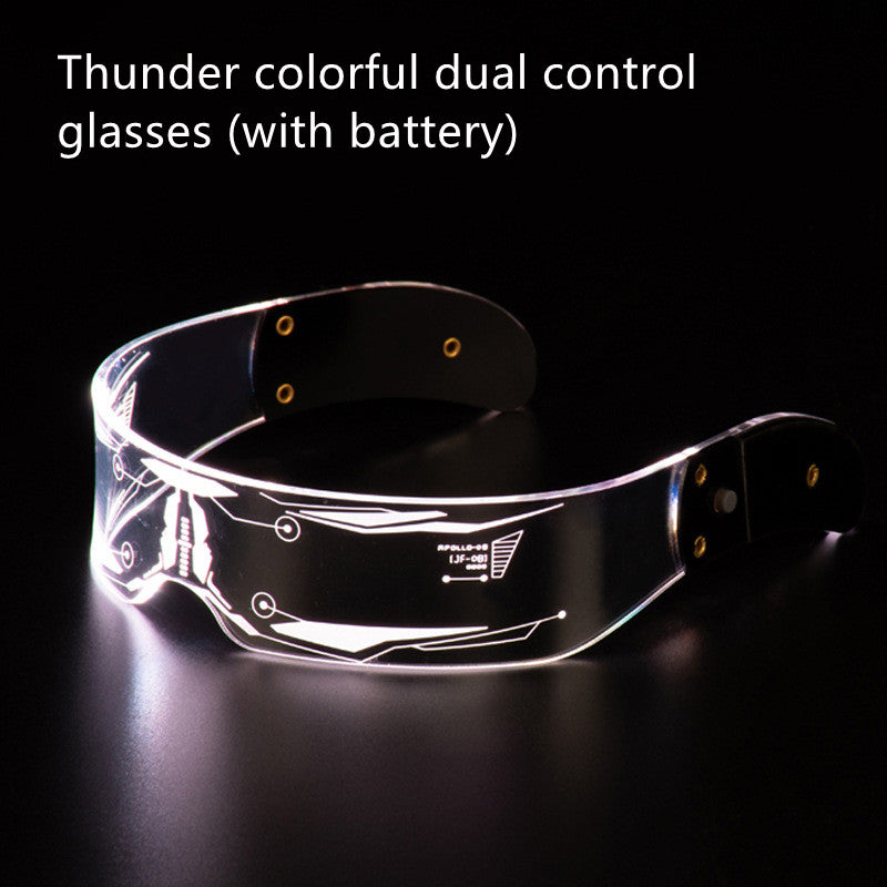 LED Luminous Disco Punk Glasses