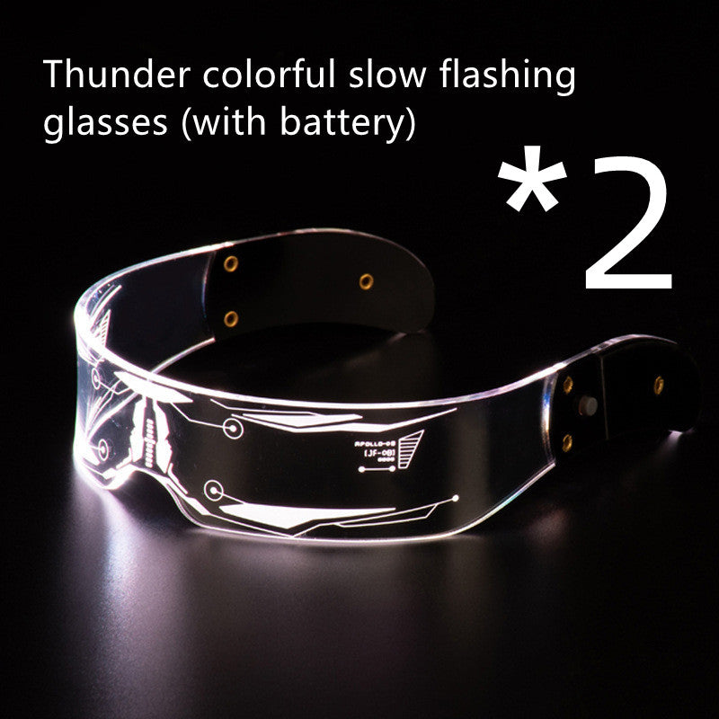 LED Luminous Disco Punk Glasses