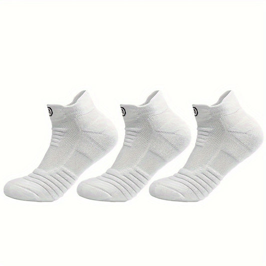 5 Pairs Marathon Compression Socks For Outdoor Fitness And Sports, Thin And Breathable Short Socks