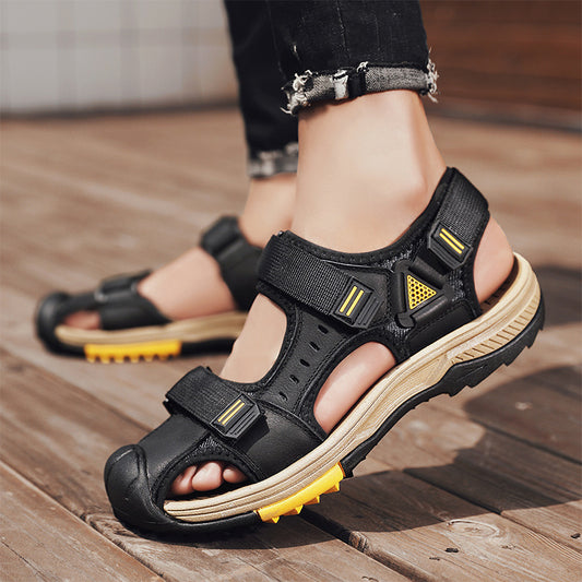 Men's Leather Casual Sandals Outdoor