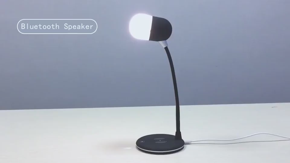 Wireless Speaker Charger Light