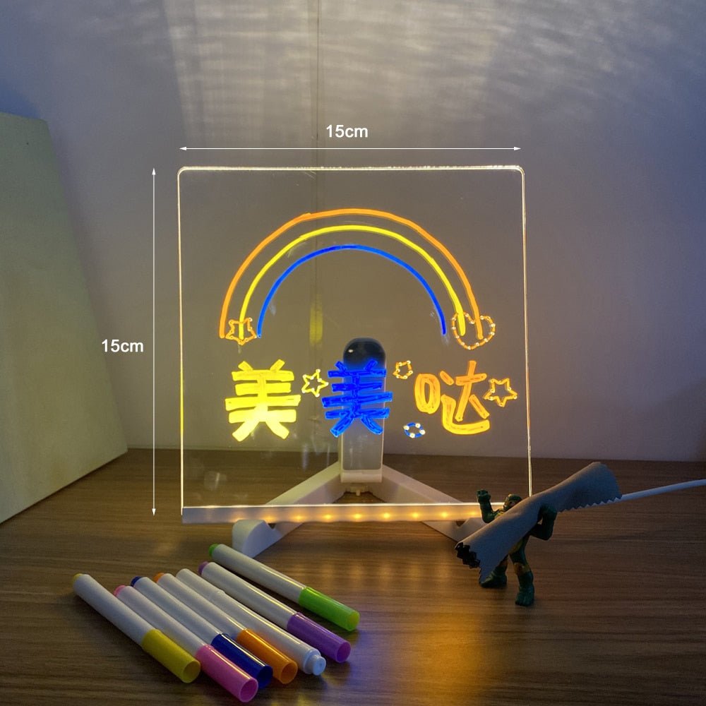 LED Acrylic Note board with Colors