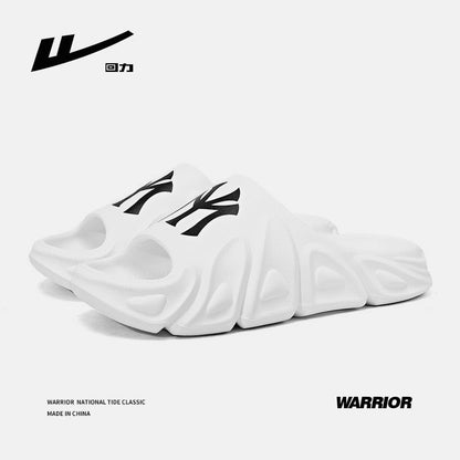 Warrior Slippers For Men Non-slip Comfortable Summer Cloud Slippers Beach Sandals Thick Sole Y2K Shoes Pillow Slides 2023 - Beri Collection Beri collection