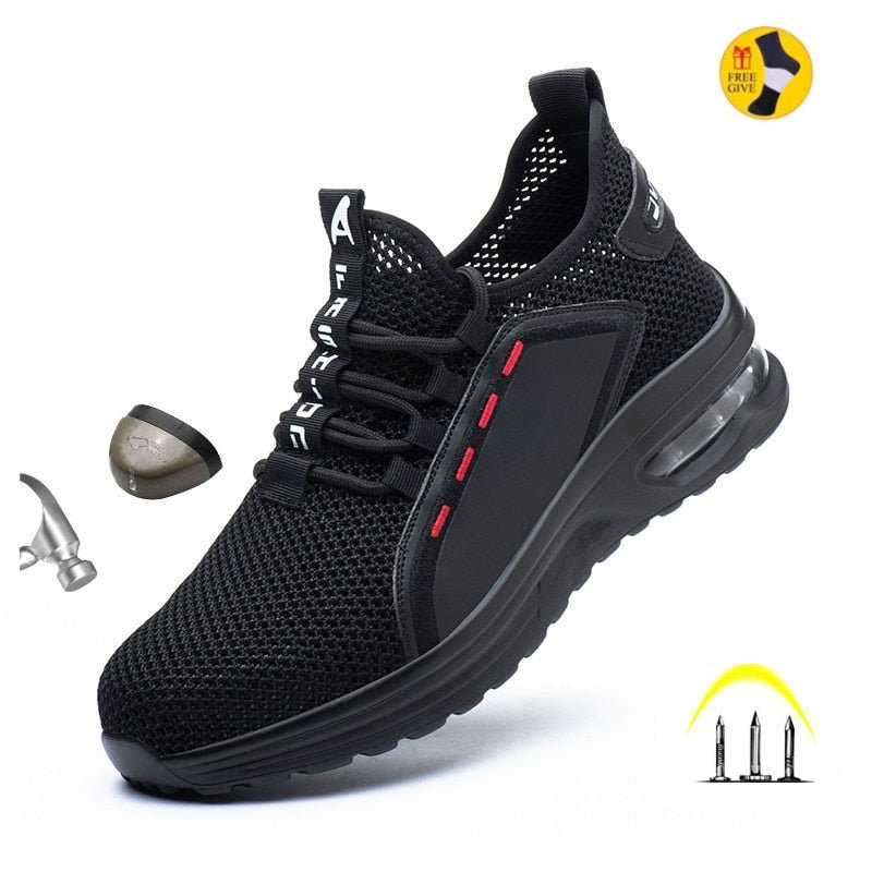 Steel Toe Lightweight Safety Work Shoes